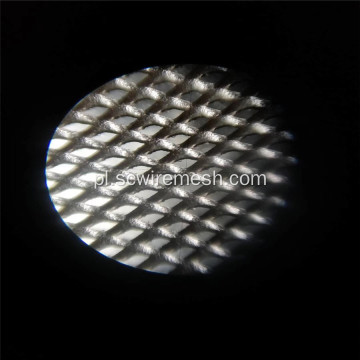 Filtr siatkowy z metalową siatką diamentową